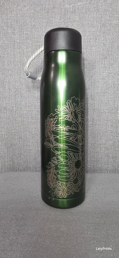 Stainless steel double-walled vacuum Thermos bottle