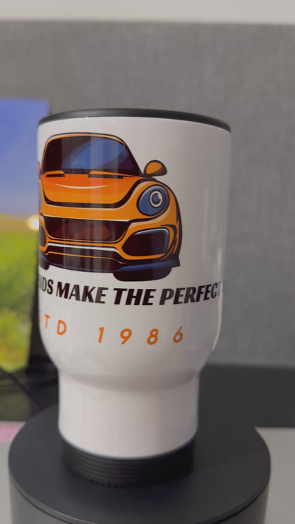 Car coffee tumbler with lid