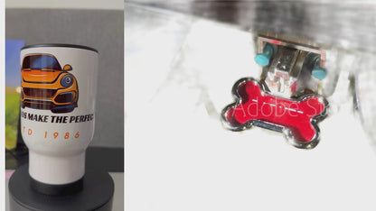 Car coffee tumbler with lid
