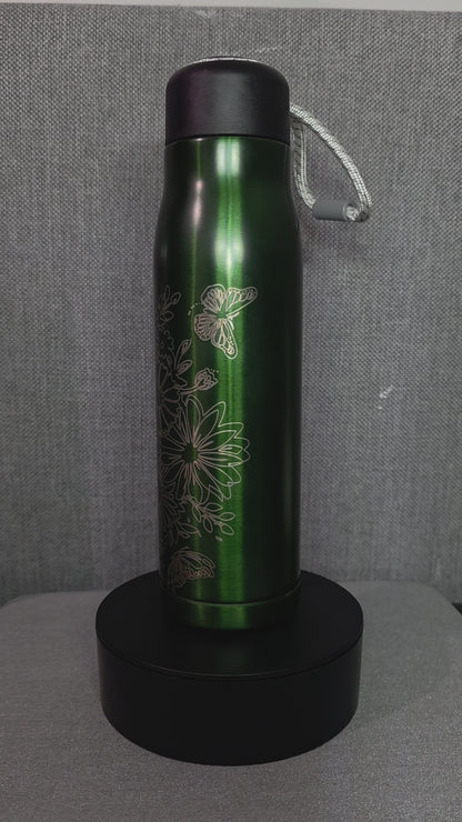 Stainless steel double-walled vacuum Thermos bottle